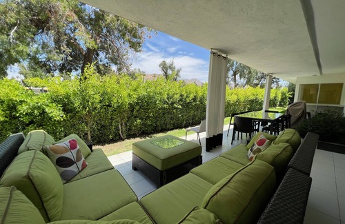 Indian Canyon House | Hip, Luxe and Comfortable Private Pool Home on the Fairway