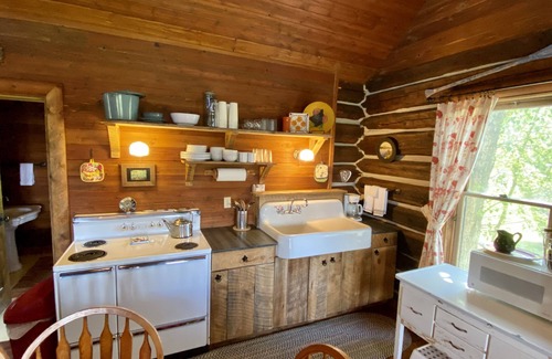 Polson Cabin | Historic Restored 1200 Sf Log Lodge Overlooking Flathead Lake