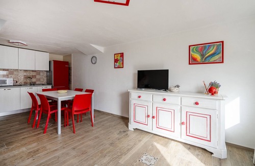 Savelletri Apartment | Holiday Apartment "Gufo Di Mare - Rosso" with Sea View, Private Terrace & Wi-Fi