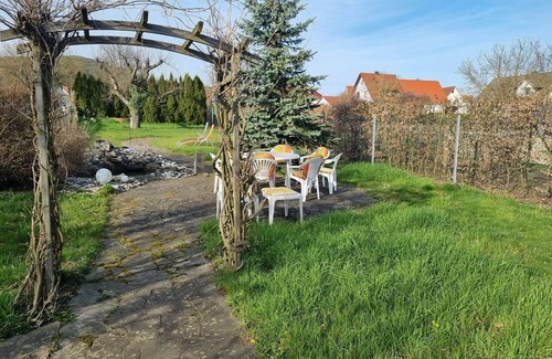 Bad Bocklet Apartment | Holiday Apartment "Rhön" with Private Terrace, Private Garden & Wi-Fi