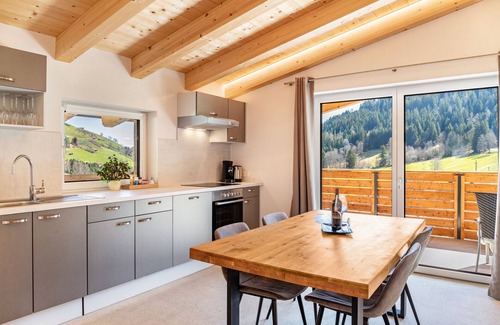 Oberau Apartment | Holiday Apartment 'Tirolee Marchegg - Adlerhorst' with Mountain View, Shared Terrace and Wi-Fi