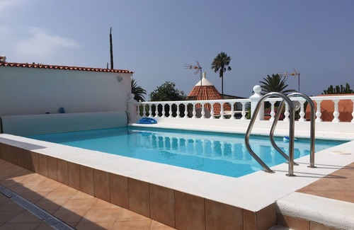 La Victoria de Acentejo House | Holiday house with heated, private pool (> 26 °) and sea view for 1-6 persons