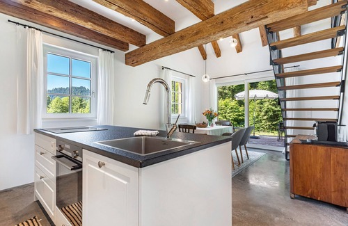 Schenkenzell House | Holiday Home 'Die Alte Mühle Am Hanselishof' with Mountain View, Private Terrace and Wi-Fi