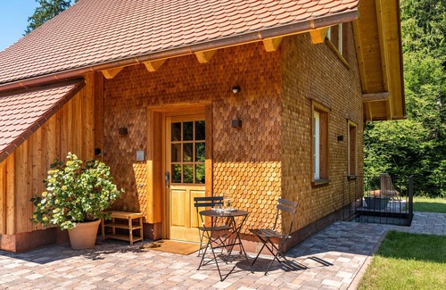Schenkenzell House | Holiday Home 'Die Alte Mühle Am Hanselishof' with Mountain View, Private Terrace and Wi-Fi