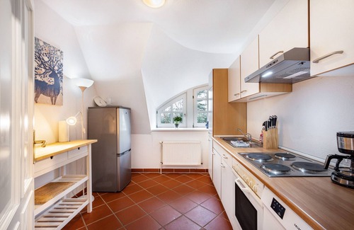 Sankt Jurgen House | Holiday Home 'Ferienwohnung Gestüt Kriseby' with Shared Terrace, Shared Garden and Wi-Fi