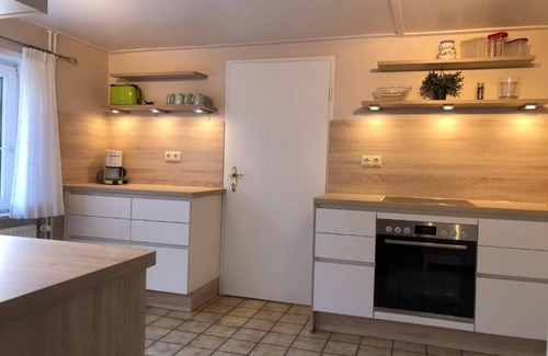 Langenhorn House | Holiday Home "Großes Reetdachhaus Langenhorn" with Garden, Terrace & Wi-Fi