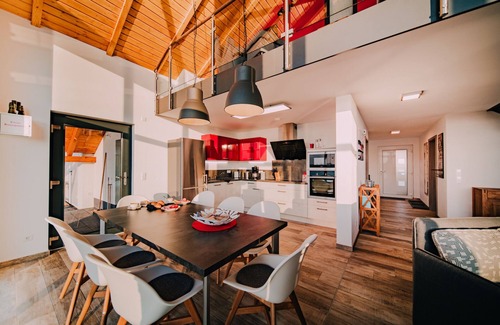 Lobnitz House | Holiday house Chalet 100 with private beach, sauna and fireplace!