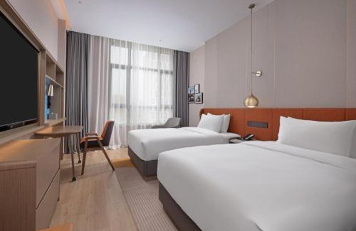 Gangzha Qu Hotel | Home2 Suite by Hilton Nantong Vientiane City