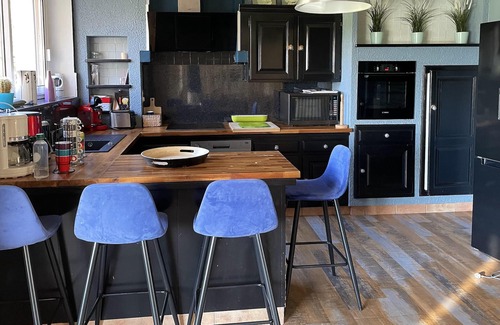 Saint-Hernin Villa | Homerez - Big villa for 14 ppl. with spa and terrace at Saint-Hernin