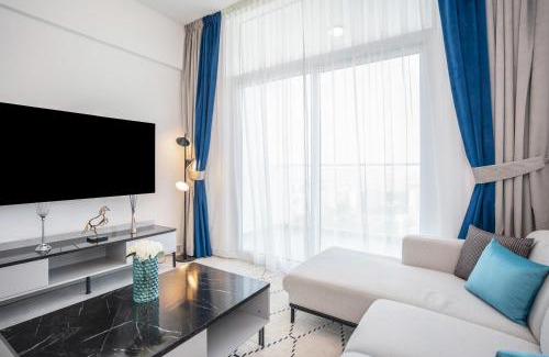 Discovery Gardens Apartment | Homesgetaway -Spacious 1BR Apt in Pearlz by Danube
