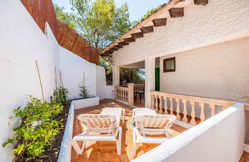 Canyamel Apartment | Hostal Boutique Canyamel - 106 Double Room with Partial Sea View, Terrace, Wi-Fi and A/C