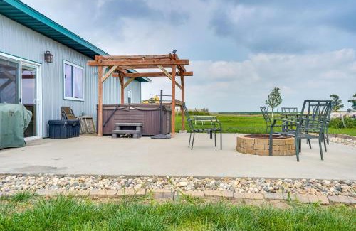 Fedora House | Hot Tub and Fire Pit Family Retreat in South Dakota