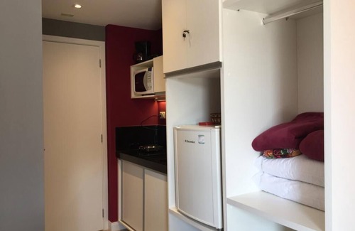 Passagem Apartment | Hotel Samba 224 - Apartment with kitchen for small preparations and accommodates up to 3 guests
