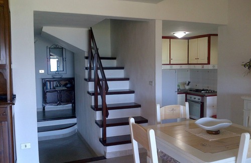 Porto Taverna House | house at 80 mt from the beach, with garden and terrace with a panoramic sea view