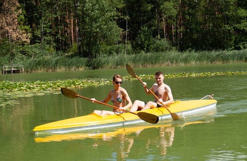 Zbaszyn Boat Rental | Houseboat ∙ 3 bedrooms ∙ 10 guests
