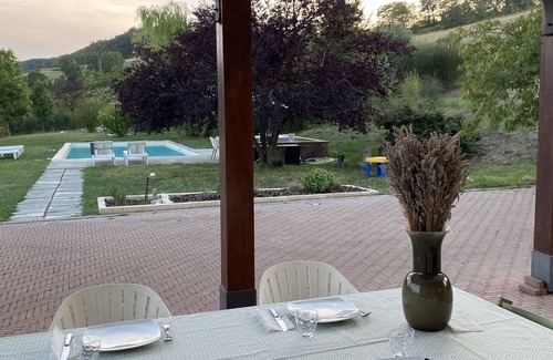 Salsomaggiore Terme Apartment | Houses Crovina, large apartment with swimming pool in the hills