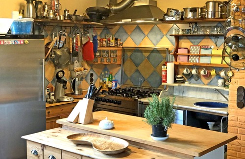 Hatzfeld House | How in heaven, colorful house on a hill with stunning views of the Ederta