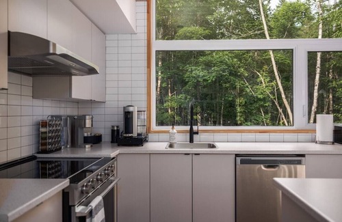 Amherst Ski Chalet | Hubble Tremblant · Starry Tremblant l Design View Spa Lake Beach