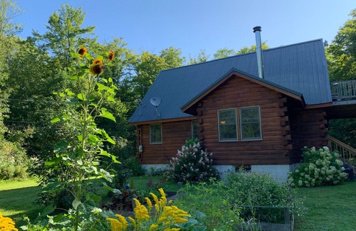 Mexico Cabin | Huge yet cozy log cabin, nestled conveniently off the beaten path. Peaceful!