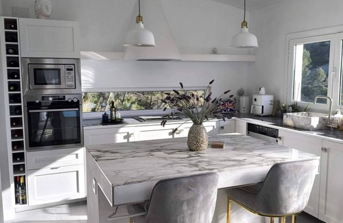 Sant Pere de Ribes Villa | Ibiza style villa with sea view - Escape to nature near Sitges