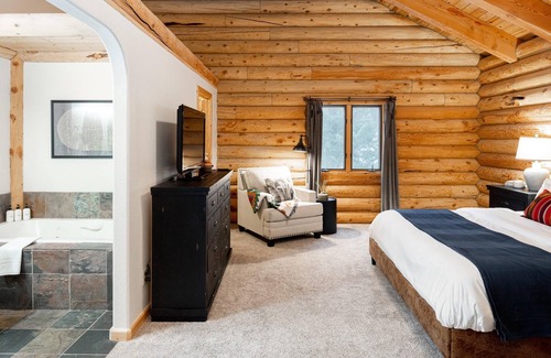 Idaho Springs Cabin | Iconic Log Cabin Escape Idaho Springs Hot Tub