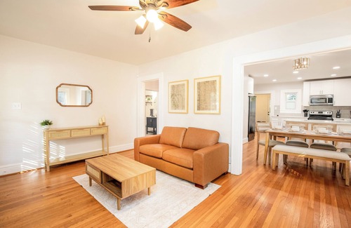 Winston - Salem House | Ideal Ardmore Location;Game Room;Hot Tub;BoHo Chic