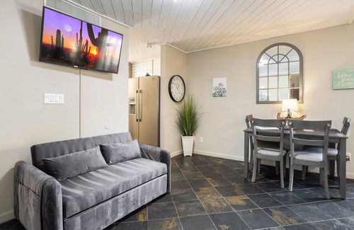 South Scottsdale Condo | In the heart of Old Town, lovely, private, pool+hot tub, steps from shops & bars
