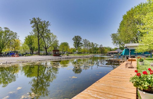 Lakeview House | Indian Lake Vacation Rental with Fire Pit and Sauna