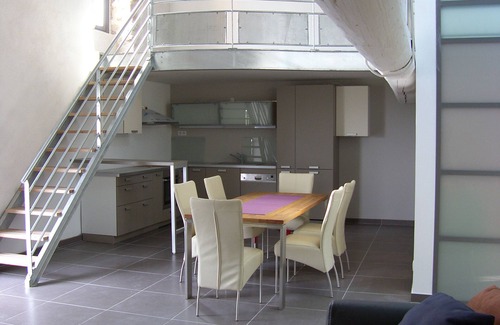 Tourbes House | Industrial design and in old walls with gr. Terrace. Garden m. Basin from 999, -Euro