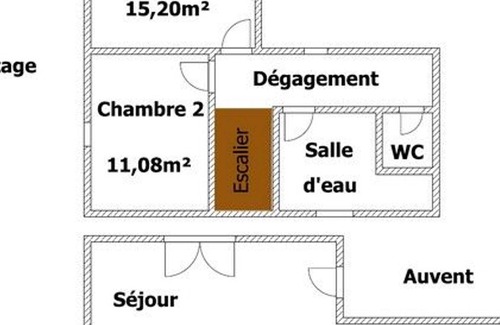 Saint-Aubin-la-Plaine House | Inn Saint-Aubin-la-Plaine, 2 bedrooms, 4 people