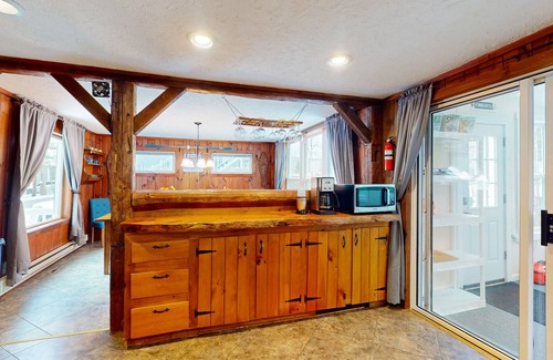 Montgomery Center House | Inviting riverfront home with deck & fireplace, near skiing & golf