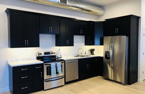 Dyersville Apartment | Is This Heaven Downtown Dyersville Apartment