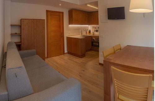 San Martino di Castrozza Apartment | Apartment with large private terrace, 40 m2 and Pale San Martino views