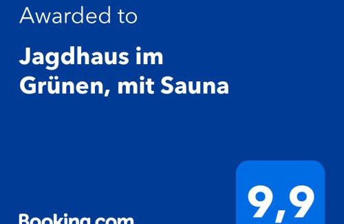 Kulmbach Apartment | Jagdhaus im Grünen, mit Sauna