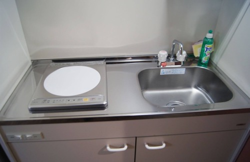 Abeno Apartment | Japanese triple 3 single mattresses separate bat - Room 307/Osaka Ōsaka