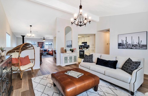 Indian Cove House | JT Desert Hideaway, Fire Pit, Outdoor picnic, King Bed