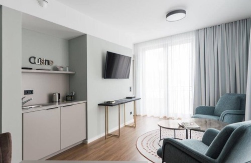 Bad Saarow Apartment | Junior Suite - mit Terrasse - Velotel Bad Saarow