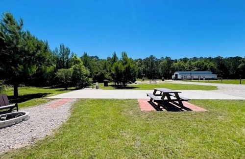 Conway RV Rental | Just Horsin' Around RV site 1@ Laurel Oaks Estate