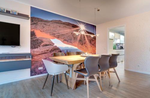 Rhein-Erft-Kreis District House | Köln-Pulheim Saphier Haus I15 min Köln Messe Lanxess I 180m2 über 4 Level I Komfort I P I Palmengarten I Babybett