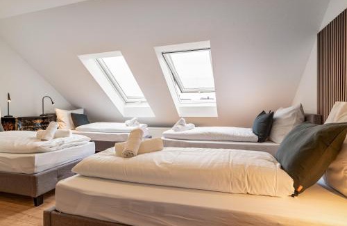 Rhein-Erft-Kreis District House | Köln-Pulheim Saphier Haus I15 min Köln Messe Lanxess I 180m2 über 4 Level I Komfort I P I Palmengarten I Babybett