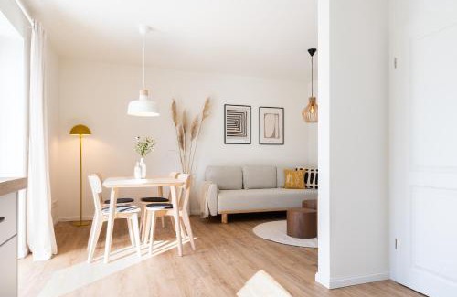 Mildstedt Apartment | Küstenbutze im modernen Scandi-Style mit Garten und Terrasse