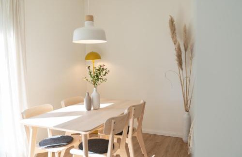 Mildstedt Apartment | Küstenbutze im modernen Scandi-Style mit Garten und Terrasse