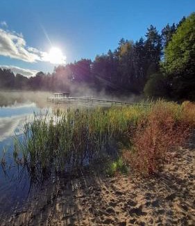 Lipnica House | Kaszuby w Ostoja Bukowo - U Małgośki domek 6 z widokiem na las i internetem