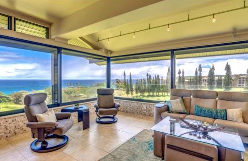 Kapalua Apartment | KBM Resorts FREE CAR Kapalua Ridge Villas Ocean view Large 2-Story Villa with 3-Bedrooms KRV-722
