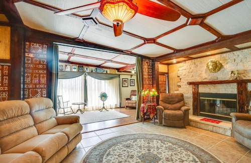 Kerrville House | Kerrville Vacation Rental with Colorful Courtyard!