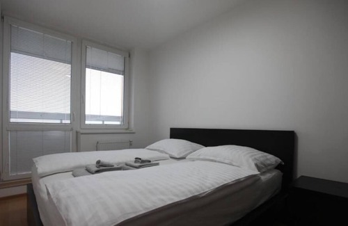 Nove Mesto Apartment | Koloseo residence. Free parking. Lake view.