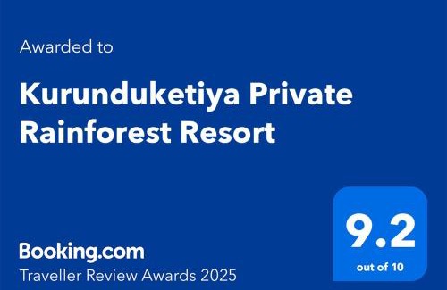 Kalawana Villa | Kurunduketiya Private Rainforest Resort