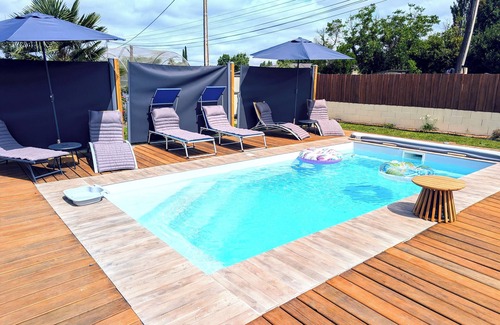 Hure House | L'échappée Huroise, private pool and spa