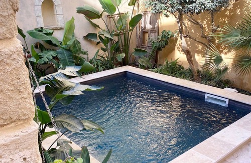 Vauvert House | La Maison du Trident Camargue Swimming pool and Jacuzzi