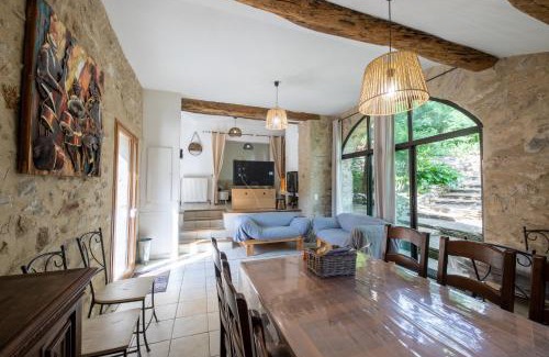 Olargues House | La Mazette, les pieds dans l'eau ! 10 Pers